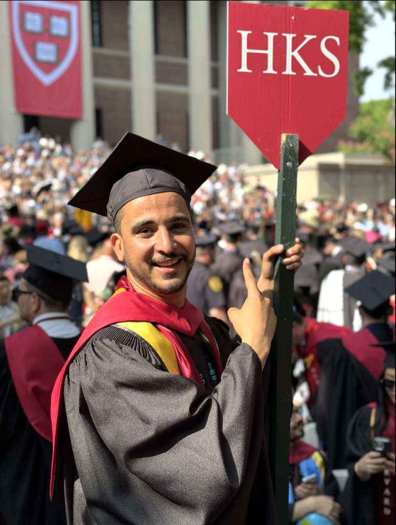 Khaled Emam at Harvard commencement ceremony.