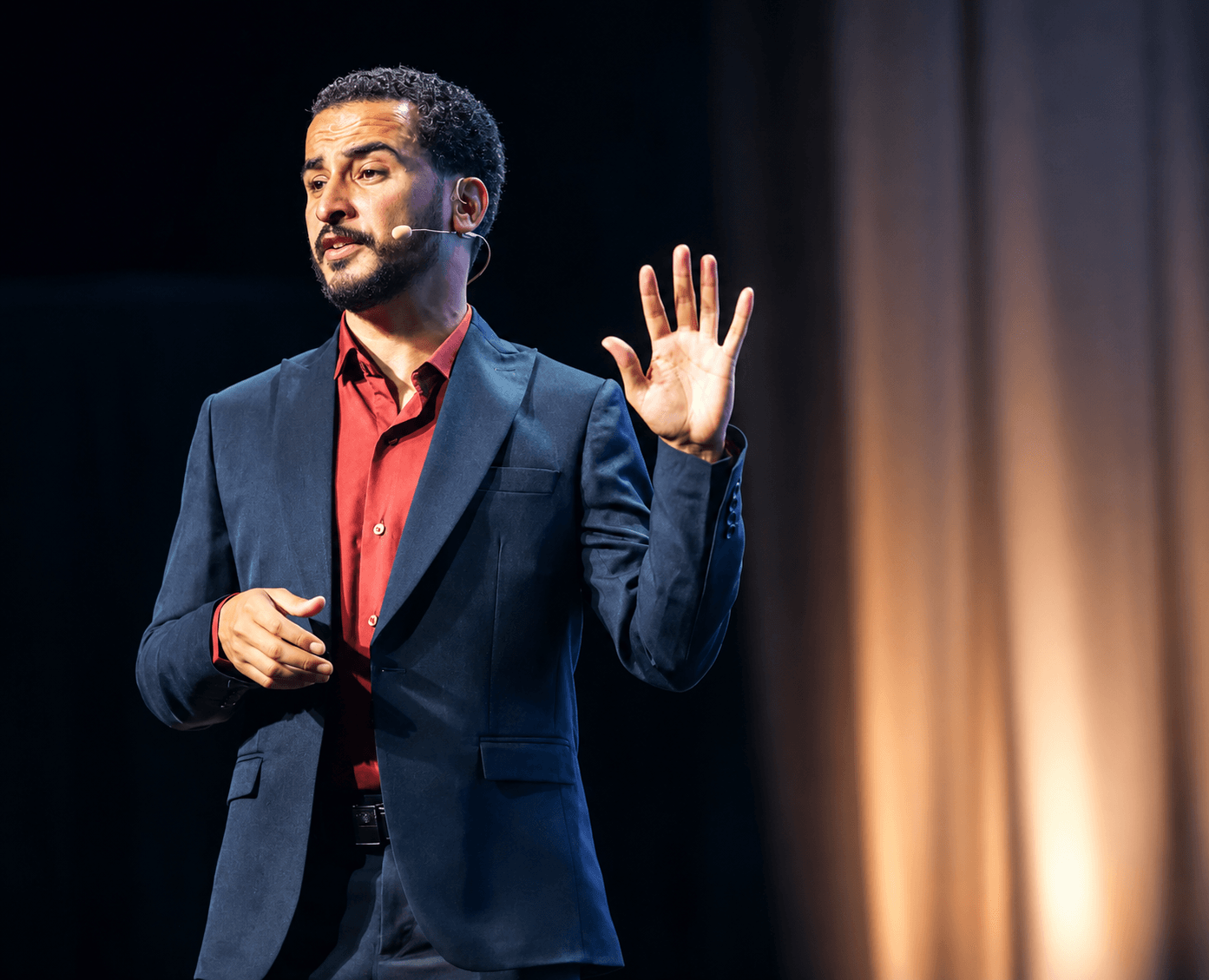 Khaled Emam speaking in Norway